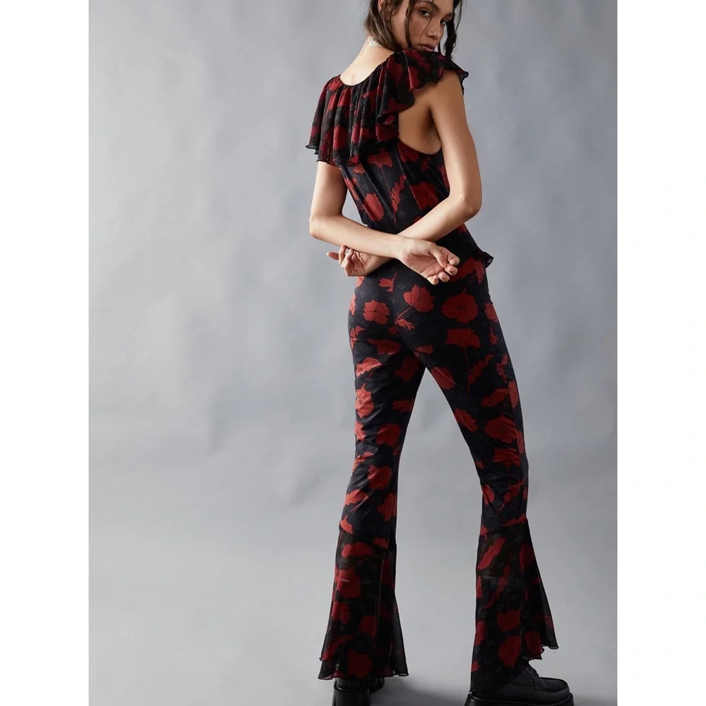 NWOT Free People‎ Austyn femme jumpsuit boho festival cochella size small